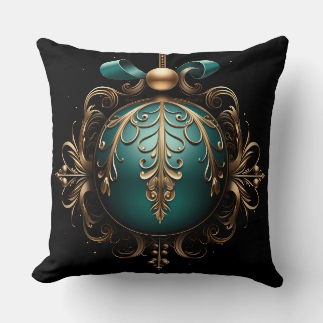 Cojín decorativo de Navidades elegantes - Ornament (Anverso)