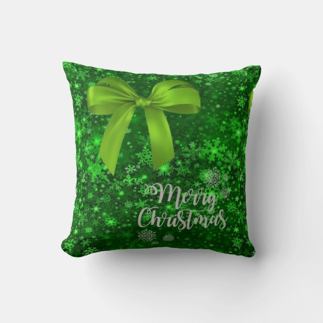 Cojín decorativo de navidades, Feliz Navidad (Anverso)