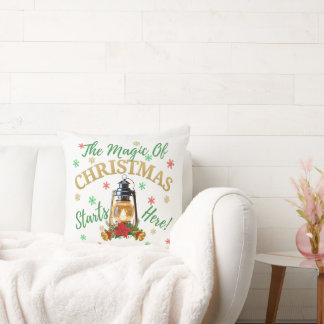 Cojín decorativo de Navidades festivos - Diseño de