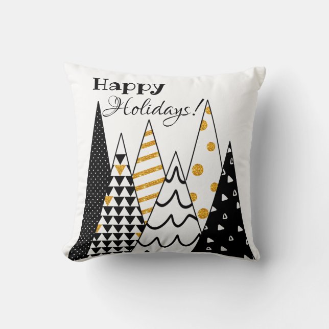 Cojín decorativo de Navidades "Holiday Sparkle" (Anverso)