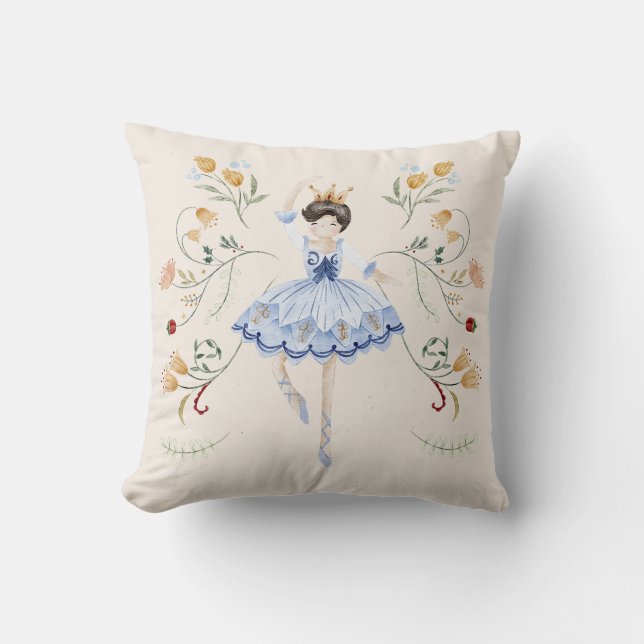 Cojín decorativo de Navidades Nutcracker Ballerina (Anverso)