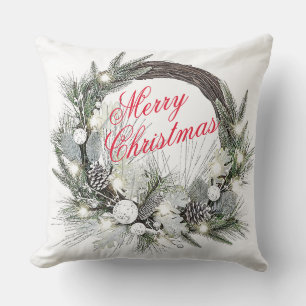 Cojín decorativo de Navidades "Pinecone Wreath"