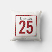 Cojín decorativo de Navidades Red Black Buffalo Ch