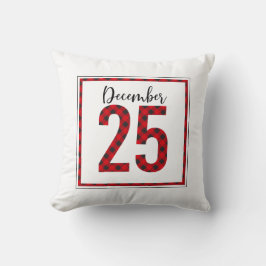 Cojín decorativo de Navidades Red Black Buffalo Ch