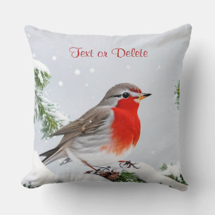 Cojín decorativo de Navidades Red Robin Holiday