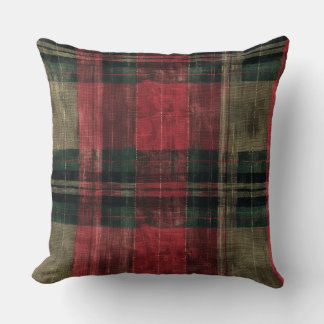 Cojín decorativo de Navidades rojos y verdes con m