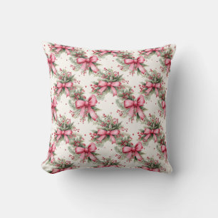 Cojín decorativo de Navidades rosados