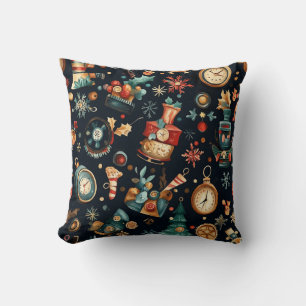 Cojín decorativo de Navidades Steampunk