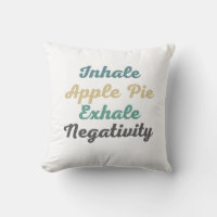 Cojín decorativo de negatividad de inhalación de z