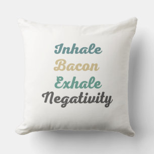 Cojín decorativo de negatividad por inhalación de 