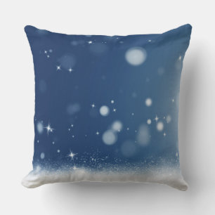 Cojín decorativo de Nieve y Luces