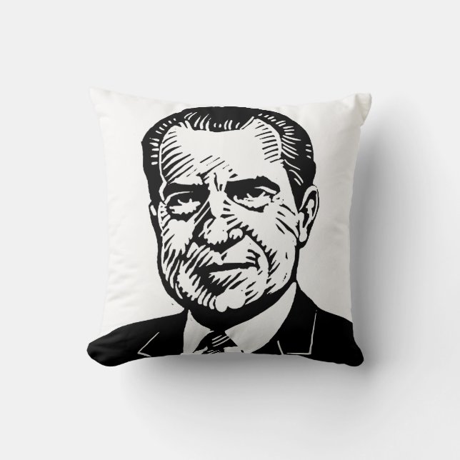 Cojín decorativo de Nixon (Anverso)