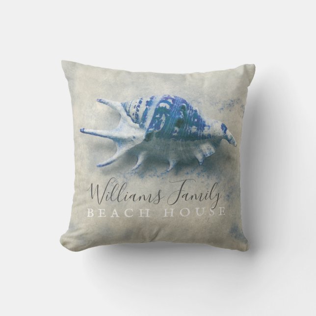 Cojín decorativo de nombre de familia de la marism (Anverso)