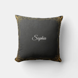 Cojín decorativo de nombre personalizado - Elegant