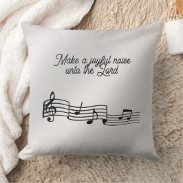 Cojín decorativo de notas musicales