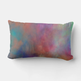 Cojín decorativo de nubes arco iris