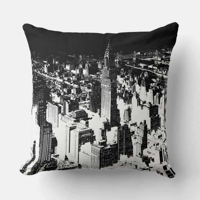 Cojín decorativo de Nueva York (Anverso)
