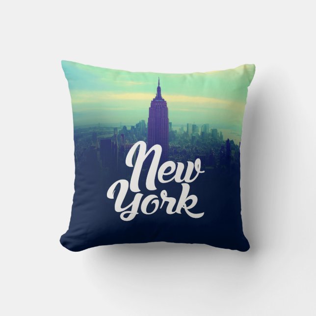 Cojín decorativo de Nueva York (Anverso)