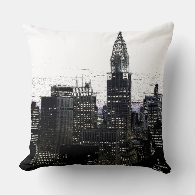 Cojín decorativo de Nueva York (Anverso)
