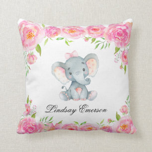 Cojín decorativo de Nursera para Elefantes Florale