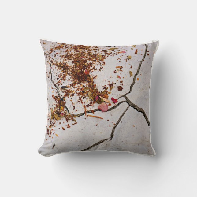 Cojín decorativo de oferta terrestre (Anverso)
