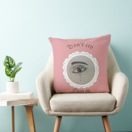 Cojín decorativo de ojos de desgarro