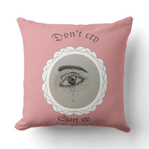 Cojín decorativo de ojos de desgarro