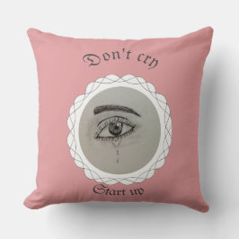 Cojín decorativo de ojos de desgarro