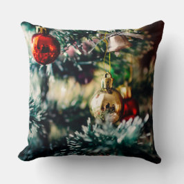 Cojín decorativo de Ornamentos de Navidad