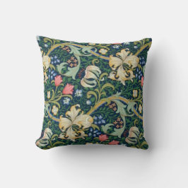 Cojín decorativo de oro de los lirios