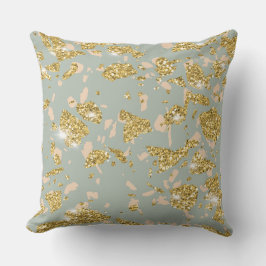 Cojín decorativo de oro rosa