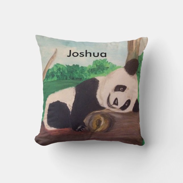 Cojín decorativo de oso Panda para niños de época (Anverso)