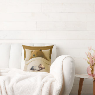 Cojín decorativo de oso personalizado