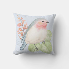 Cojín decorativo de pájaro moda Pastel