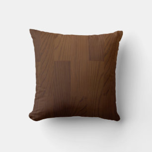 Cojín decorativo de panel de madera muy simulado d