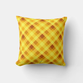 Cojín decorativo de pasta de yema amarillo