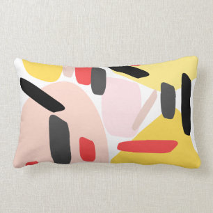 Cojín decorativo de patrón abstracto