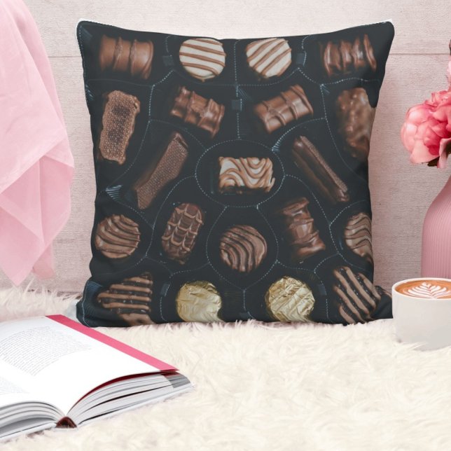 Cojín decorativo de patrón de chocolate deluminado (Subido por el creador)