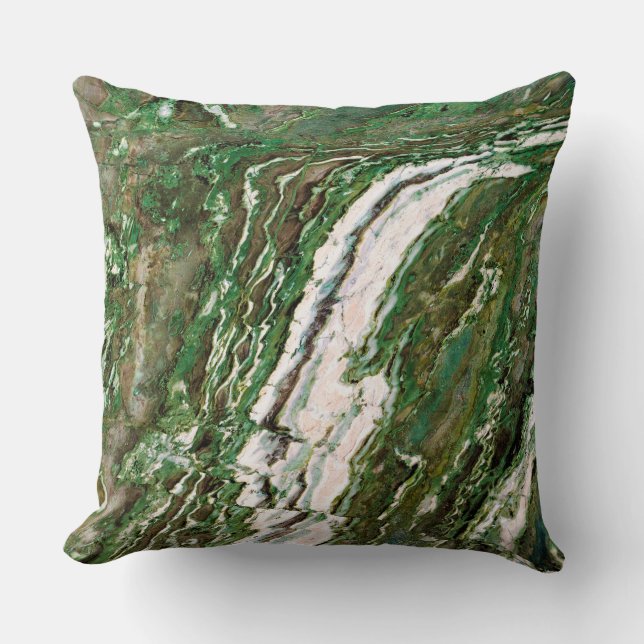 Cojín decorativo de patrón de granito (Anverso)