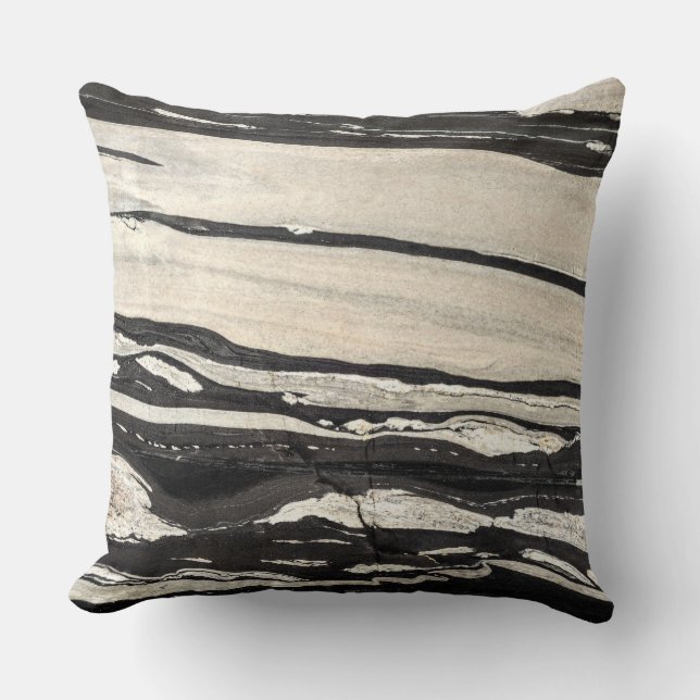 Cojín decorativo de patrón de granito (Anverso)