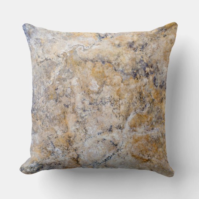 Cojín decorativo de patrón de granito (Anverso)