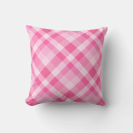 Cojín decorativo de patrón de rosado rosado