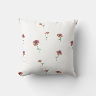 Cojín decorativo de patrón floral