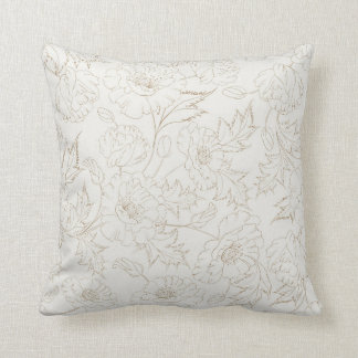 Cojín decorativo de patrón floral