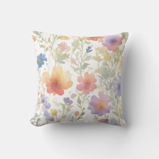 Cojín decorativo de patrón floral