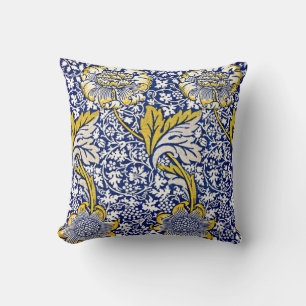 Cojín decorativo de patrón floral vintage de Willi