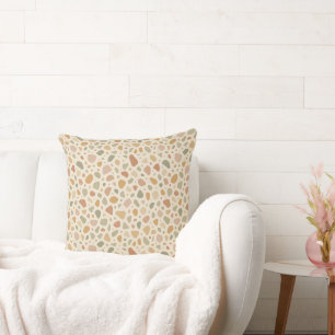 Cojín decorativo de patrón inspirado en Terrazzo