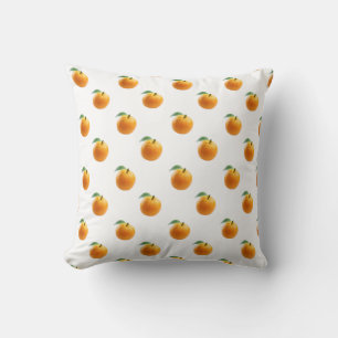Cojín decorativo de patrón naranja