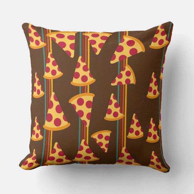 Cojín decorativo DE PATRÓN PIZZA (Anverso)