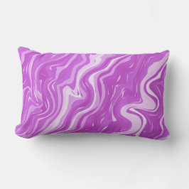 Cojín decorativo de patrón rosa de mármol abstract